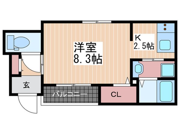 ビブレ・つぼいの物件間取画像